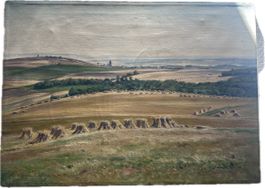 Fritz KÖHLER (1887-1972) | Huile sur toile champs de blé