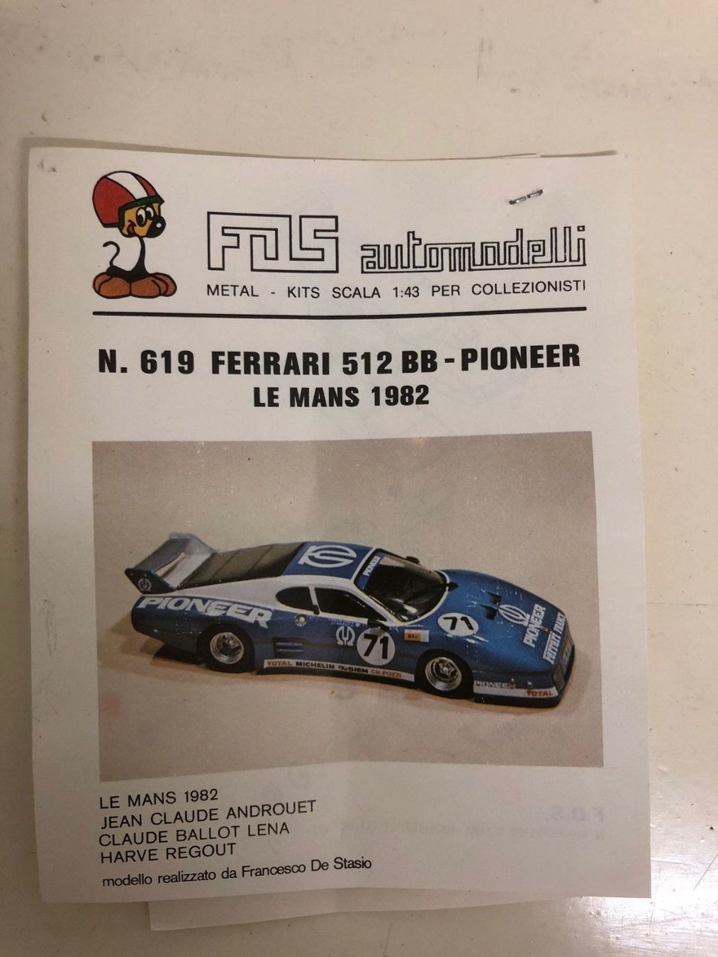Ferrari Modellini d'auto: FDS-Kit Ferrari 1/43 – Nuovo (secondo la descrizione) da Muttenz venduto da Gucci2005 2