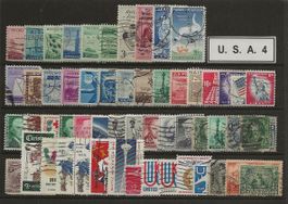 U. S. A. 4,  kleines Lot  USA meist gestempelt