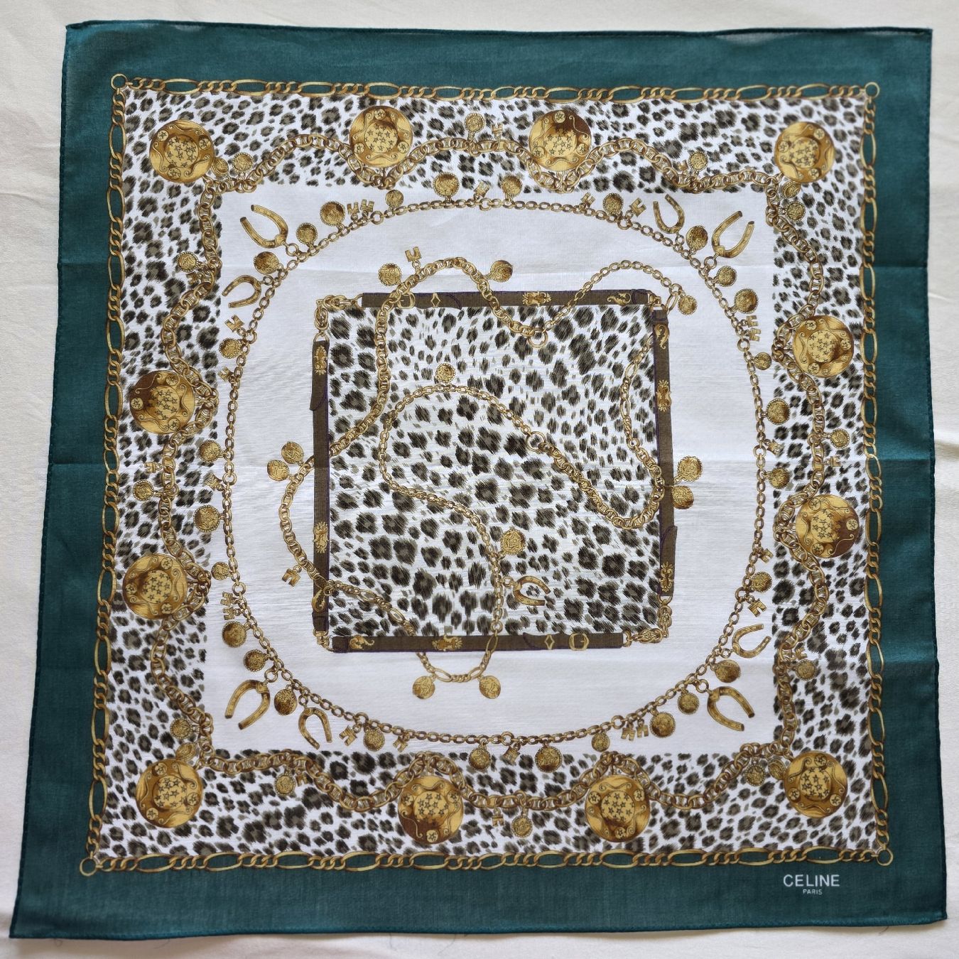 Celine Foulard & Sciarpe: Celine Baumwolltuch 48 × 47 cm  – Nuovo (secondo la descrizione) da Zürich venduto da LIMAR 2