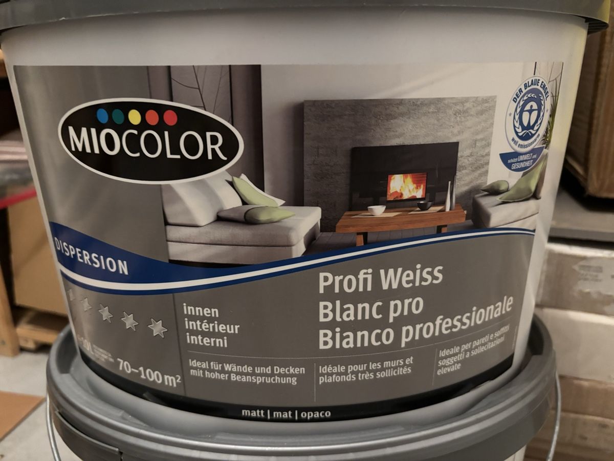 Farben: Miocolor Dispersion Profi Weiss Matt Paint 10L – Neu und originalverpackt aus Männedorf von aztamindenet 1