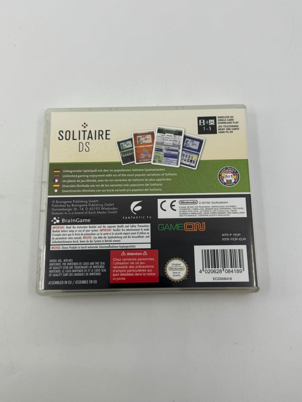 Giochi: Solitaire DS (Nintendo DS) – Usato da Herisau venduto da Seyashop1 2