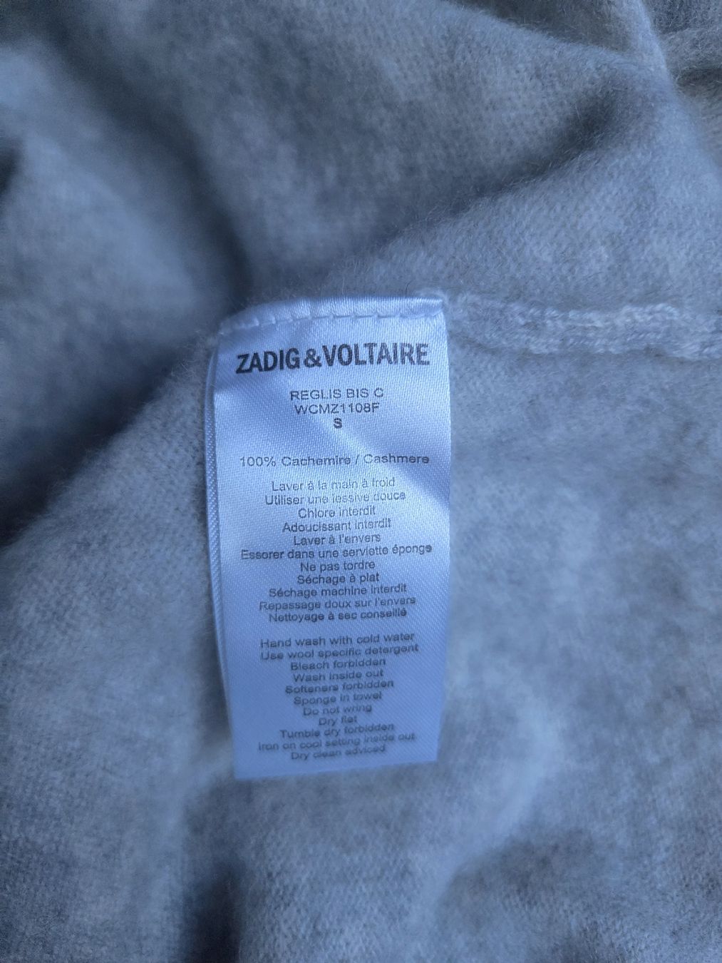 Maglioni & Felpe: Pull en cachemire gris Zadig & Voltaire, Taille 36 – Usato da Fey venduto da foudresse 2