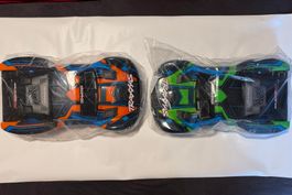 2 Traxxas 1/10 Clipless Bodies and Clipless Hardware - New