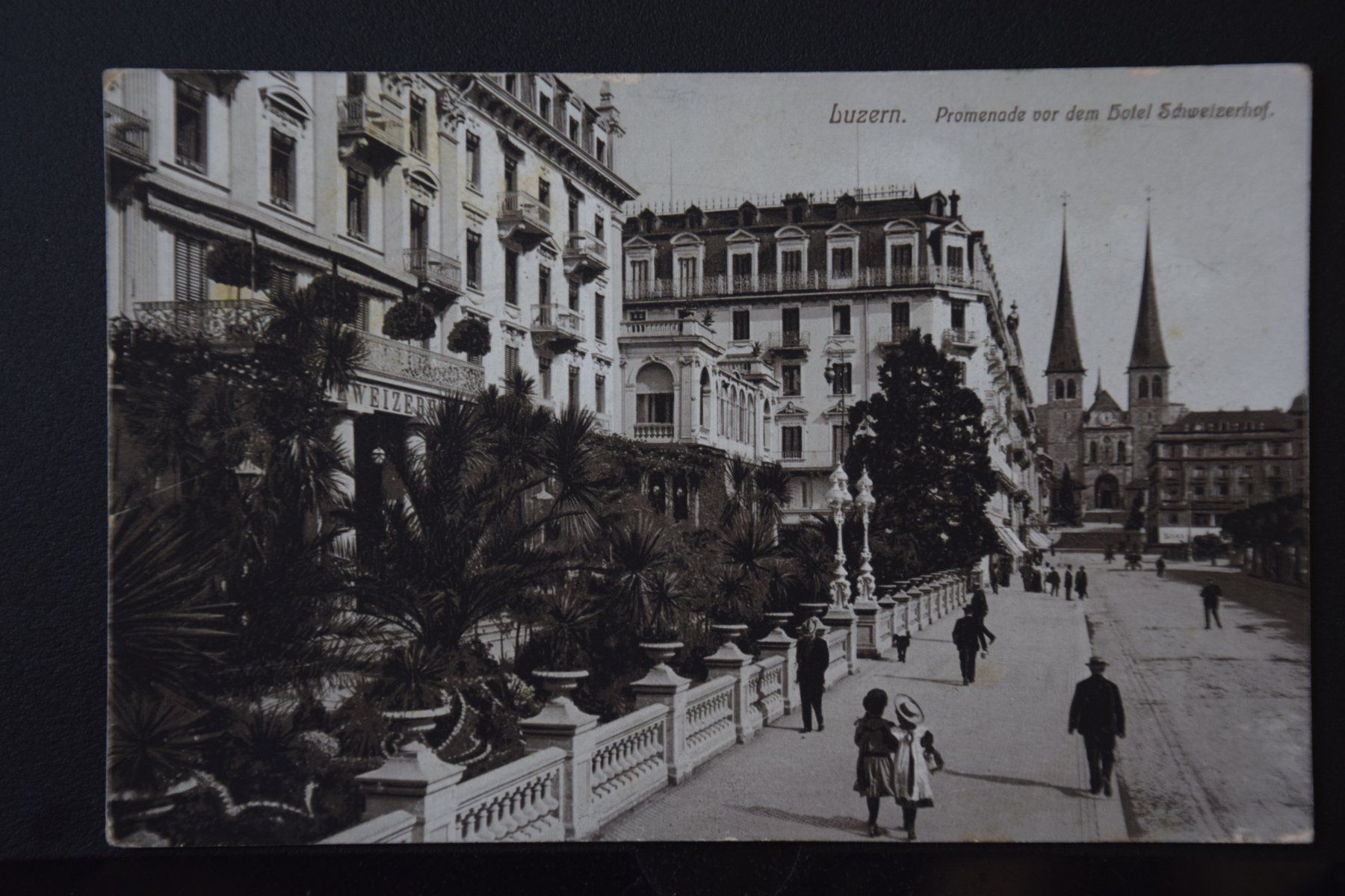 Cartoline postali: AK Luzern, Hotel Schweizerhof 1914 – Usato da Luzern venduto da CH2018