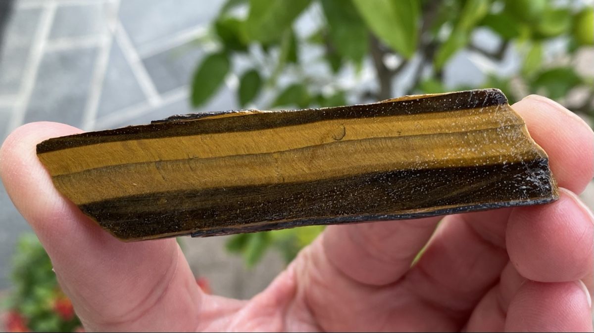 Minerali & Pietre curative: Schönes Stück Tigerauge  – Usato da Selzach venduto da 321compac 7