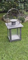Laterne aus Metall massiv gross