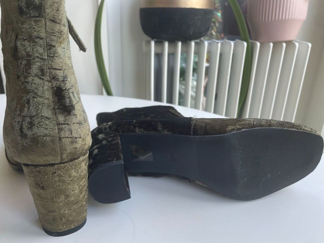 Scarpe da donna: Bottines vert kaki , taille:41, neuves – Nuovo e nell'imballaggio originale da Carouge GE venduto da ynj_8ndx 3