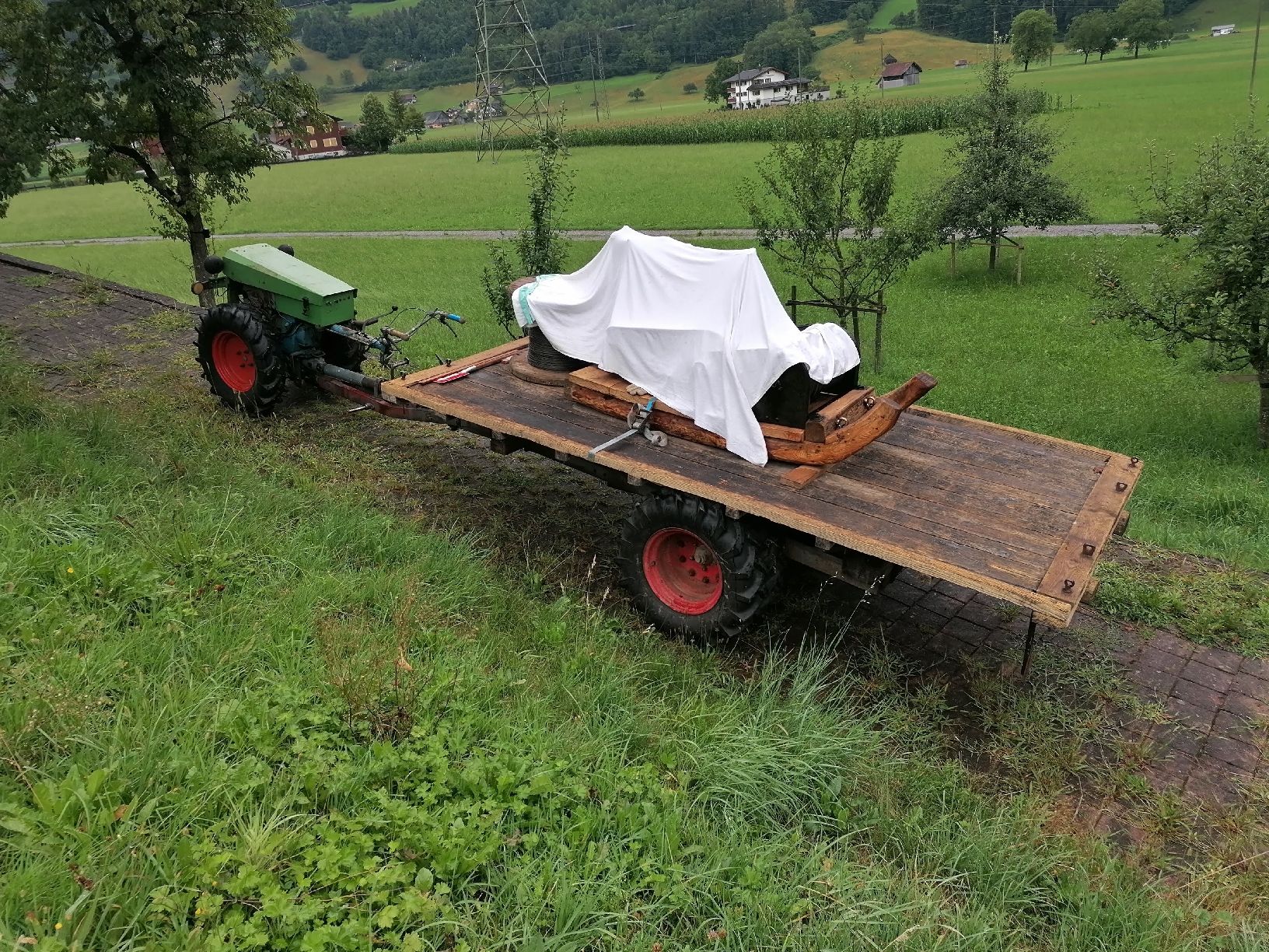 Trattori: Rapid Diesel mit langem Triebachsanhänger – Usato da Giswil venduto da Xloopx 2