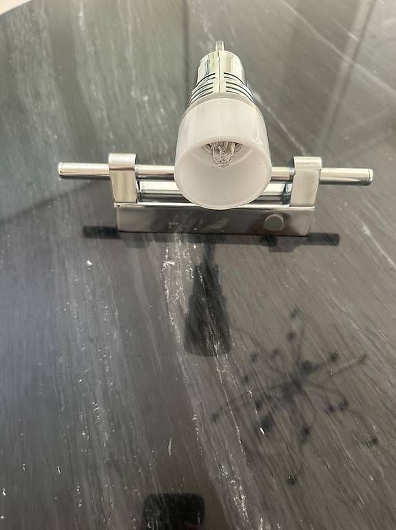 Lampen: Applique murale argentée – Gebraucht aus Geneve von Lozery 1