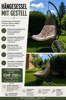 Top Hängesessel mit Gestell  nur CHF 150! 