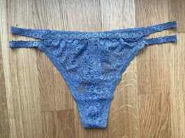 Victoria’s Secret PINK Double Strap Lace Thong M NEW
