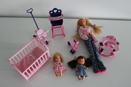 Steffie Puppen Set mit Zubehör und Möbeln  vom Simba