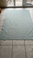Gemütlicher Decke in mintgrün 157x217