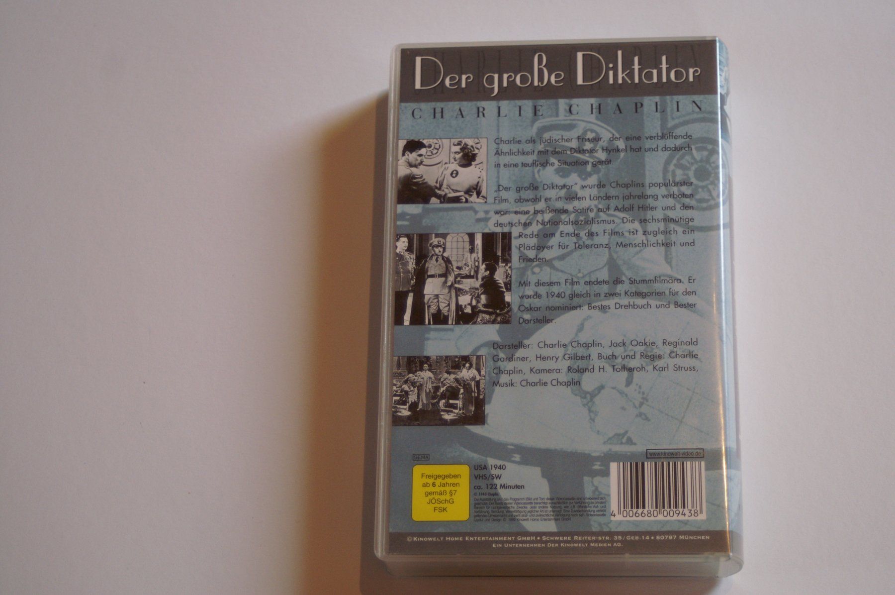 Alle VHS: VHS Charlie Chaplin Der grosse Diktator – Gebraucht aus Utzenstorf von jue_5d6l 1