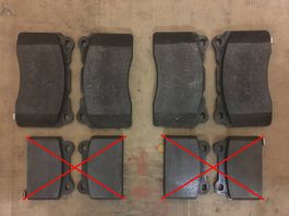 OEM Evo X Brembo Bremsbeläge VO für EVO 5-10/WRX STI/Type-R