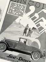 Lincoln Cars - 2 Alte Werbungen / Anciennes publicités 1930