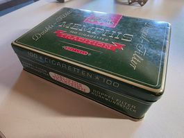 Vintage Blech Schatulle Cigaretten Box Dose Memphis