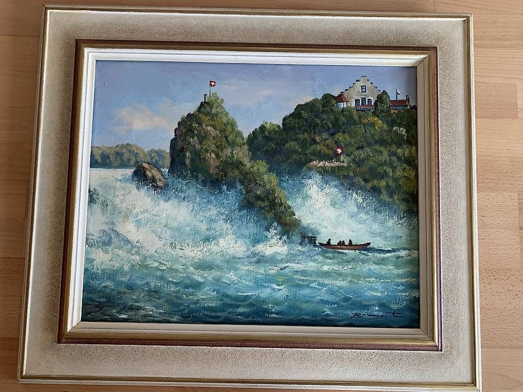 Foto & Immagini: Antikes Bild Rheinfall – Usato da Muri AG venduto da cag733