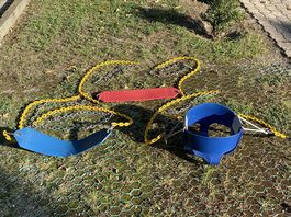 Sièges de balançoires Rainbow pour enfants + bébés