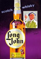 Original Poster Andruet Françis Long John Scotch Whisky 1961