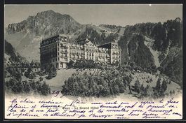 AK Caux, le Grand Hotel, 1903