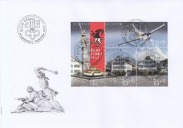 101 FDC mit 4 Vollstempeln Stans 6.9.12