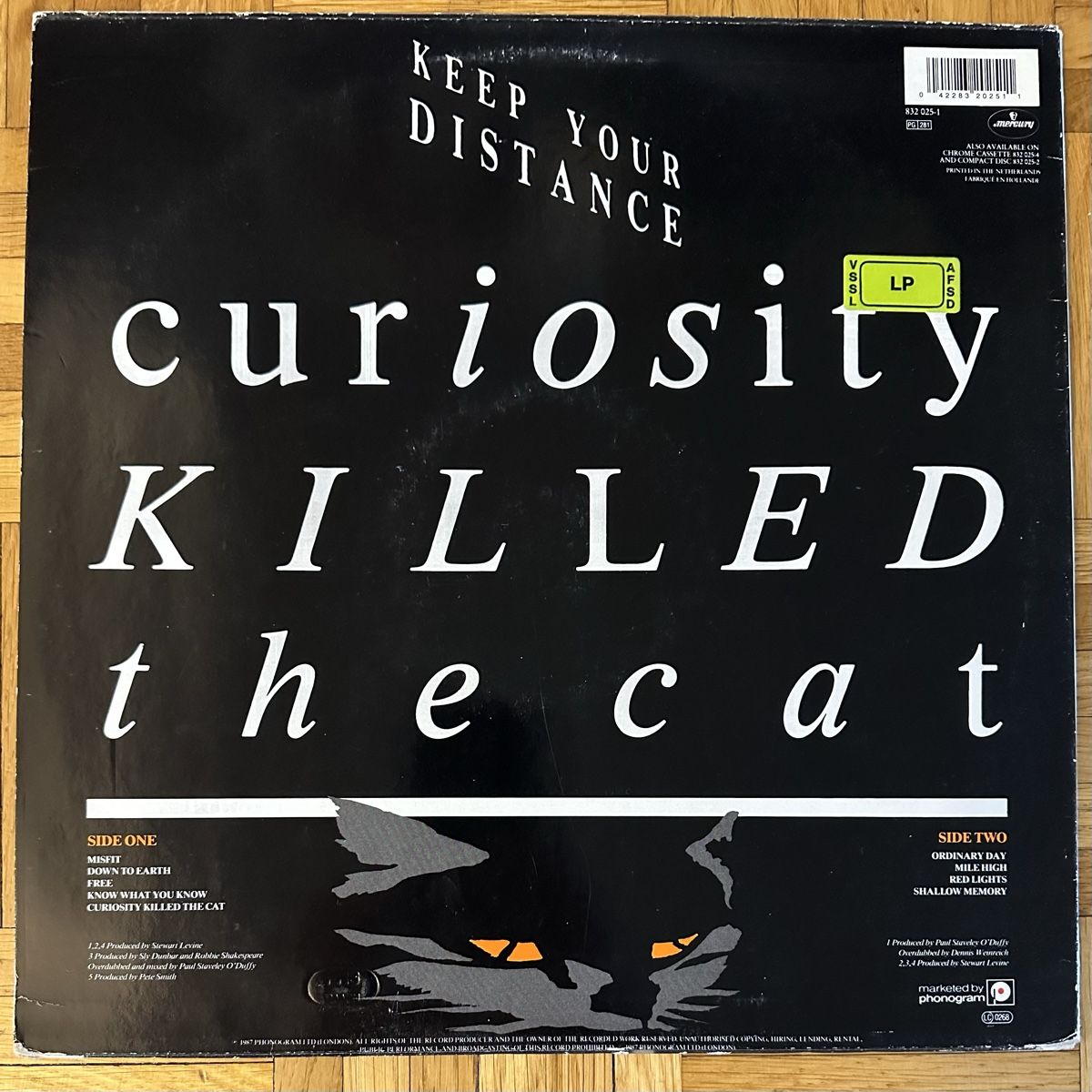 Dischi in vinile: LP - Curiosity Killed The Cat - Keep Your Distance – Usato da Breganzona venduto da Onairda75 1