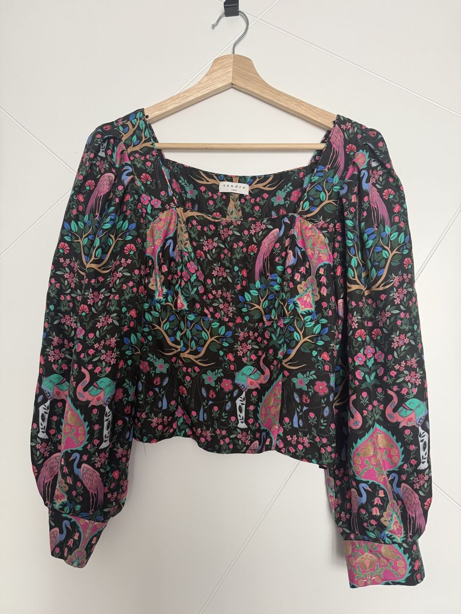 Sandro Blusen: Sandro silk blouse size 1 – Gebraucht aus Weiach von Wlodarek 1