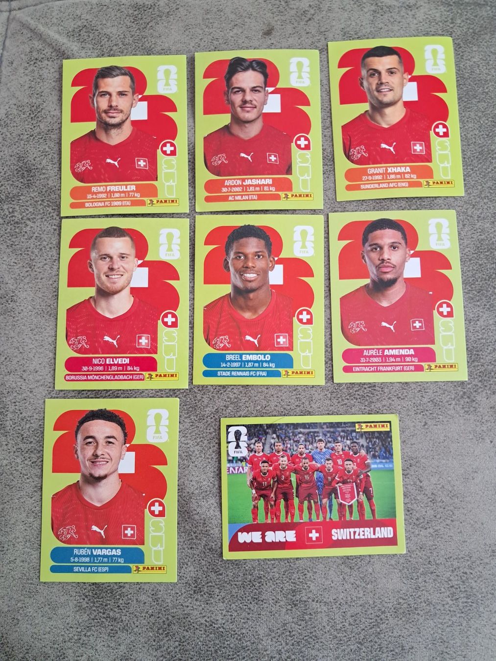 Panini Cartes à collectionner: 8 x Paninisticker 2026 / Schweiz – Neuf (Voir description) à Weinfelden par Da-ryn01