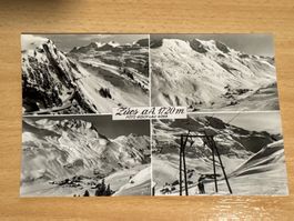 Zürs am Arlberg, alte Ansichtskarte, Winterlandschaft