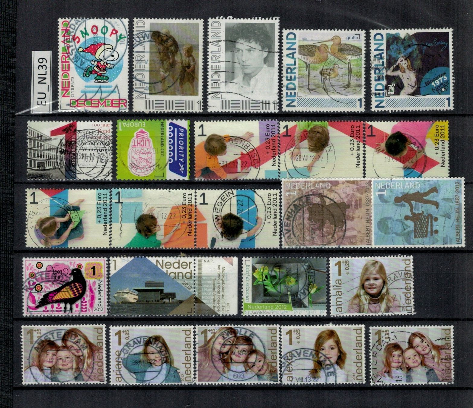Tutti i francobolli: Niederlande 2011/12, EU_NL39 – Usato da Erlenbach ZH venduto da panstamps