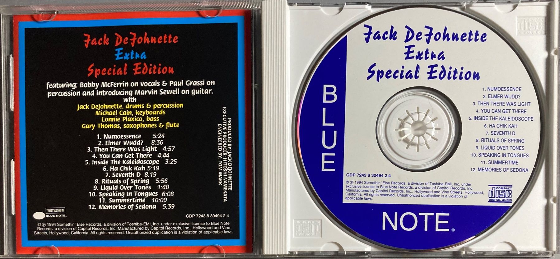 CD: JACK DEJOHNETTE - EXTRA SPECIAL EDITION – Usato da Poliez-Pittet venduto da Newtown-Records 2