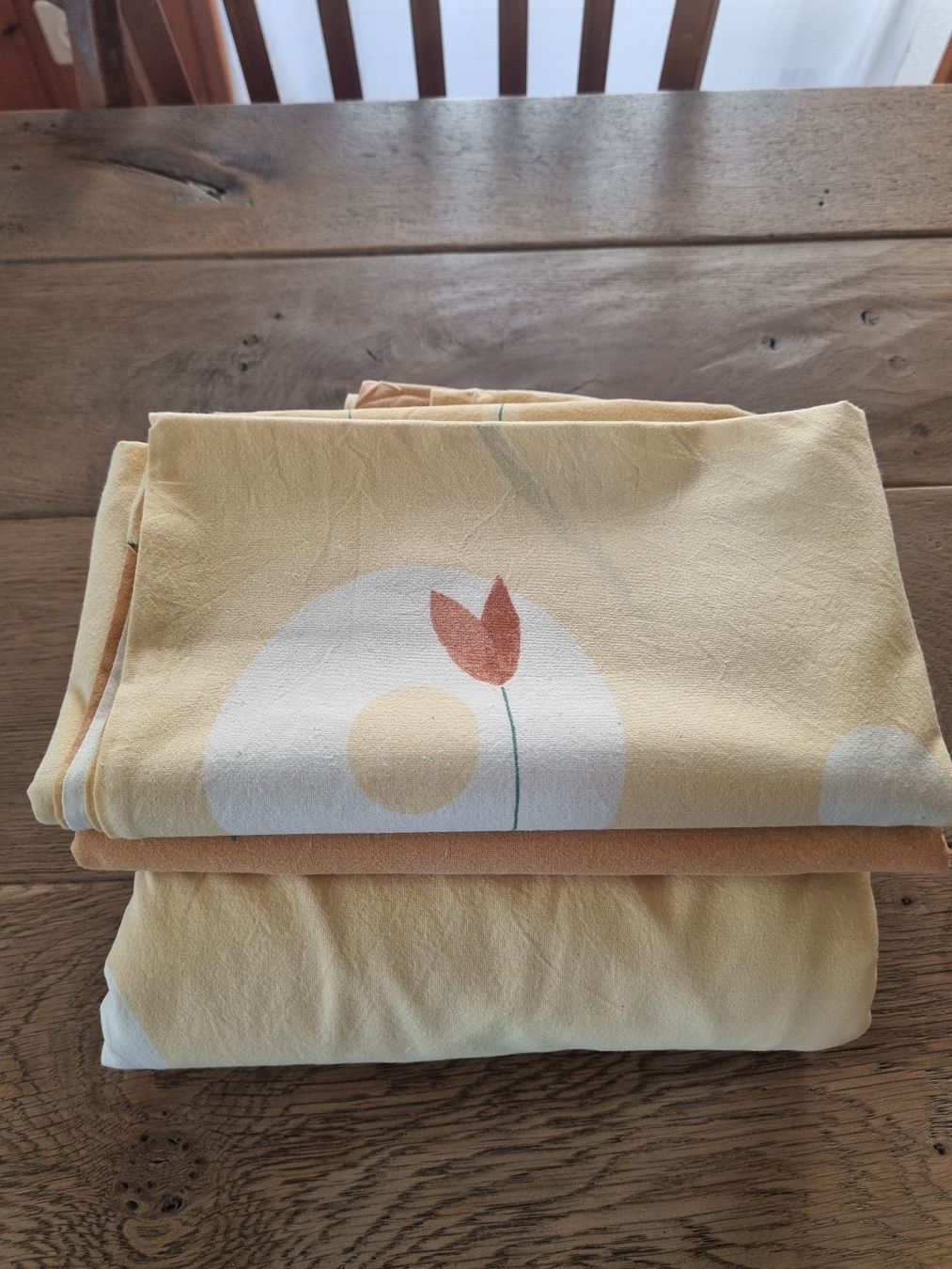Bettwäsche: Housse de couette 200x190 et 2 taies 80x77 – Gebraucht aus Lavey-les-Bains von Etre-Ange