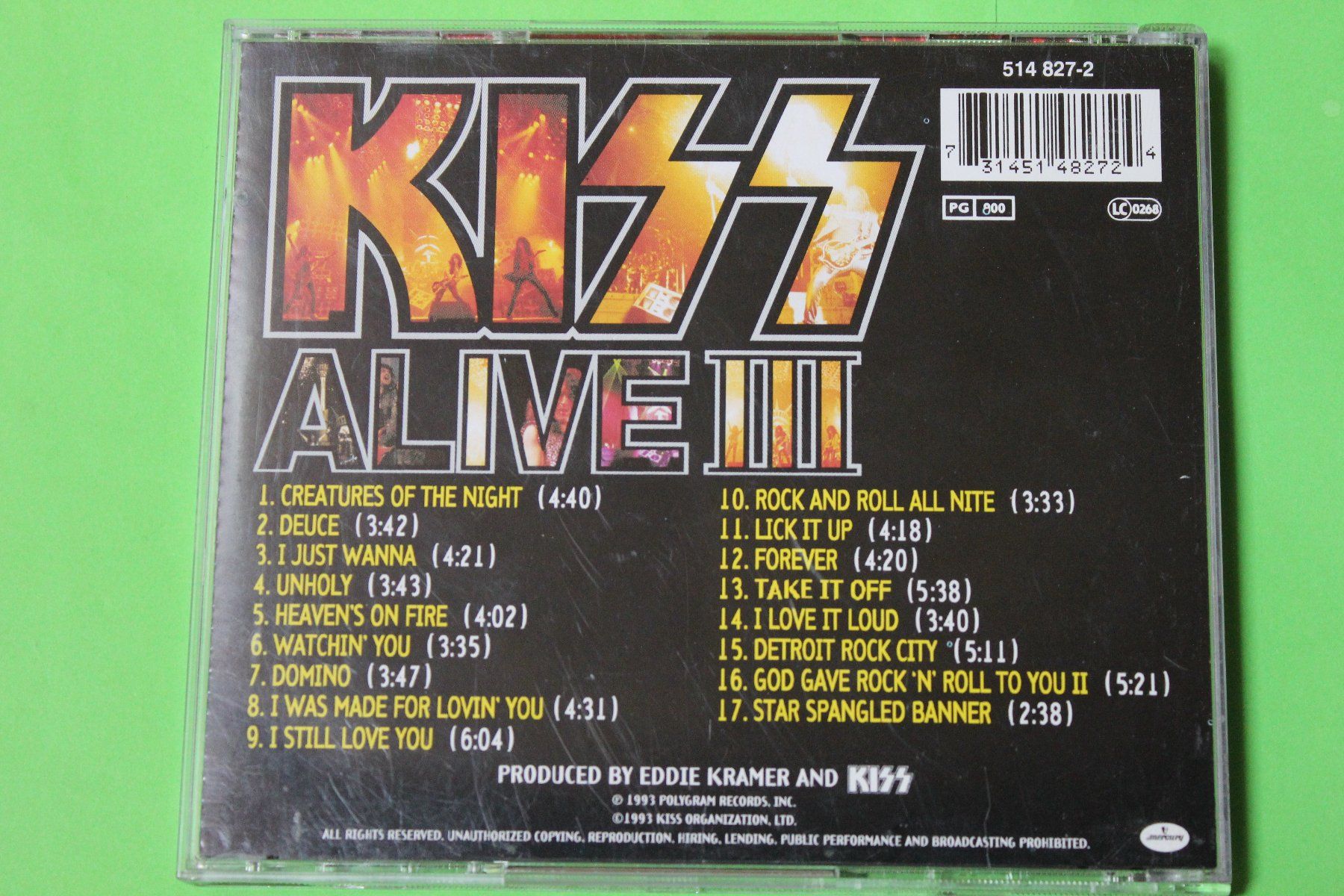 CDs: KISS - ALIVE III CD 1993 – Gebraucht aus Tübach von JamesStone 6