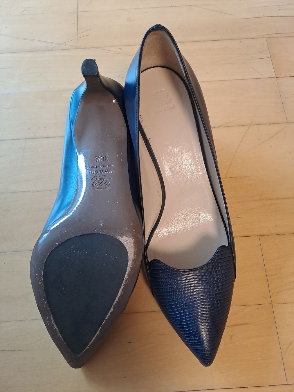 Navyboot Scarpe da donna: Navyboot echtleder blau Absatzschuhe Grösse 36.5 – Nuovo (secondo la descrizione) da Baar venduto da pha_x8y7 8