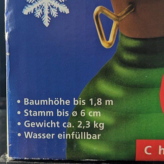 Krinner Basi per albero di Natale: Christbaum-Ständer aus Glas - Krinner Kristall. – Nuovo (secondo la descrizione) da Uetikon am See venduto da Tomarrani 2