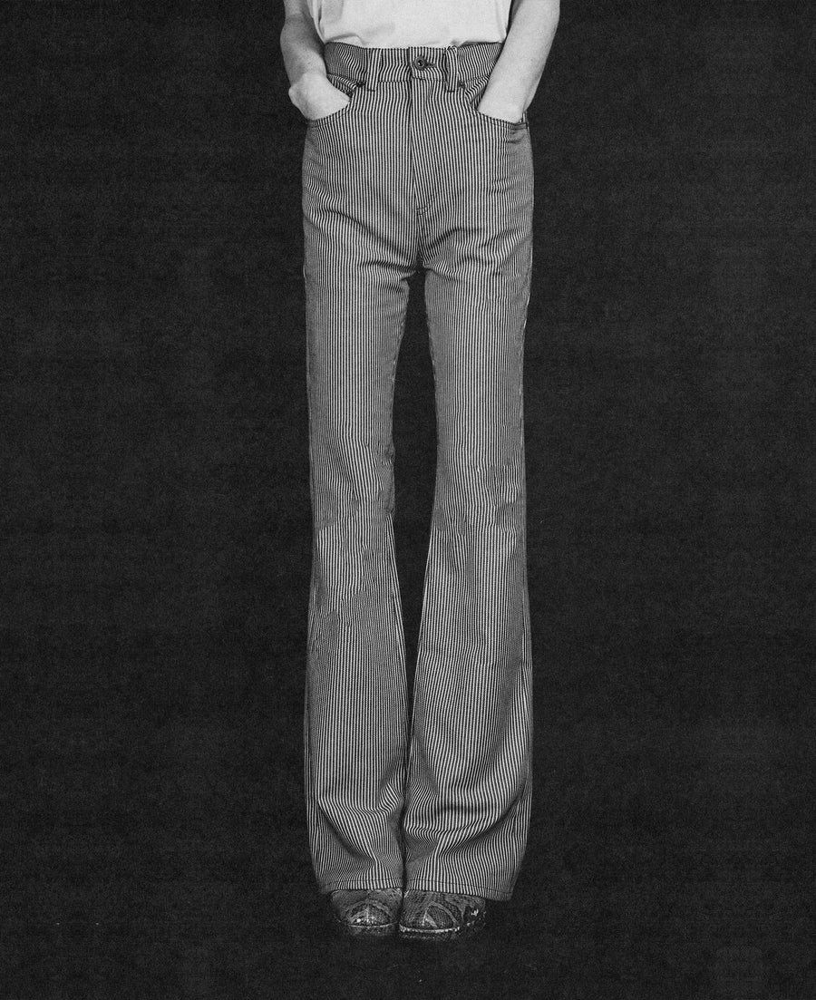 Jeans: STRIPED HICKORY MICK FLARE JEANS – Nuovo (secondo la descrizione) da Zürich venduto da Ankawhi 9