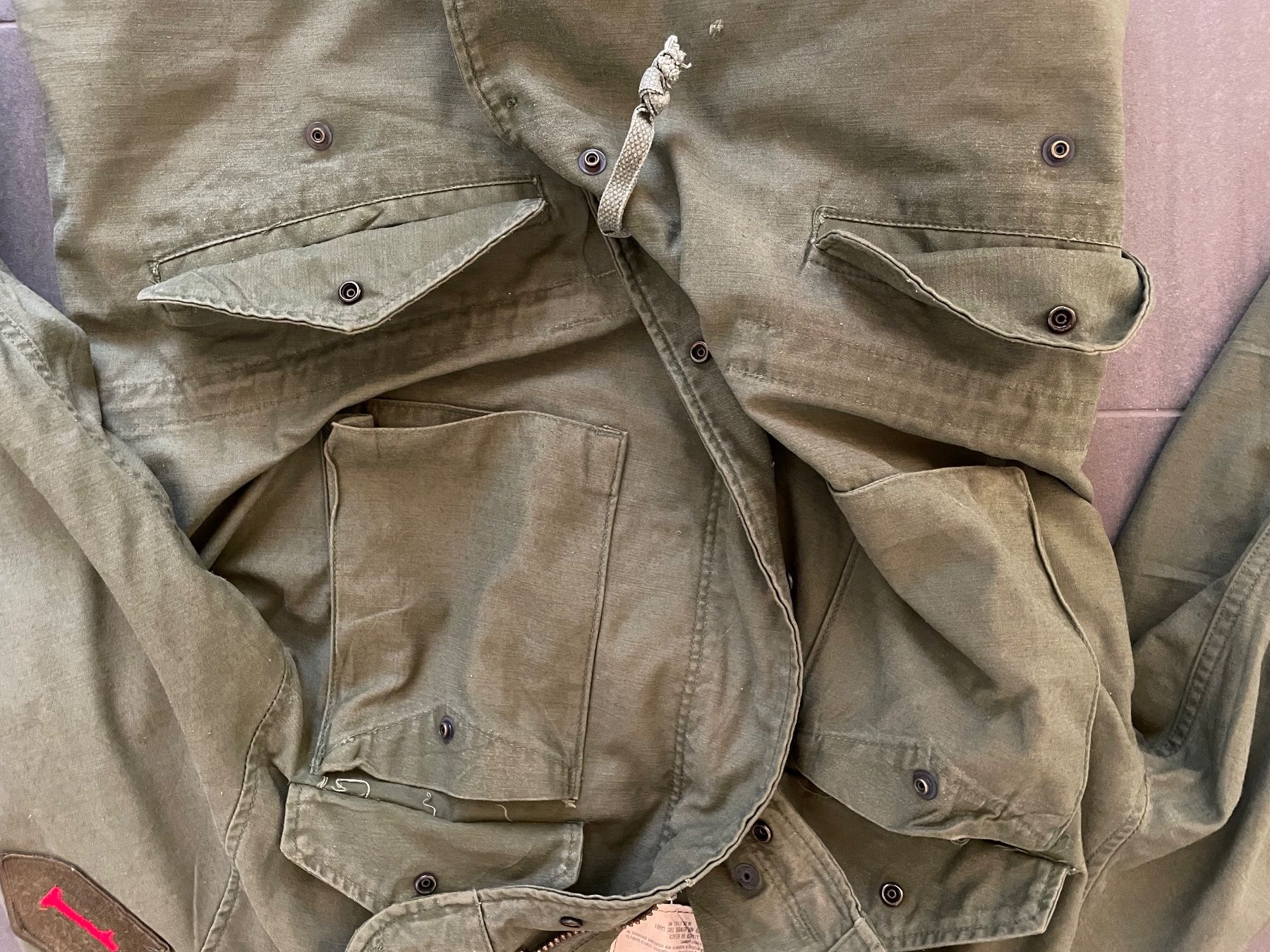 US Army Uniformi: Veste militaire originale us Army/ Field Jacket M65 – Usato da Oberbütschel venduto da Woodie2005 6