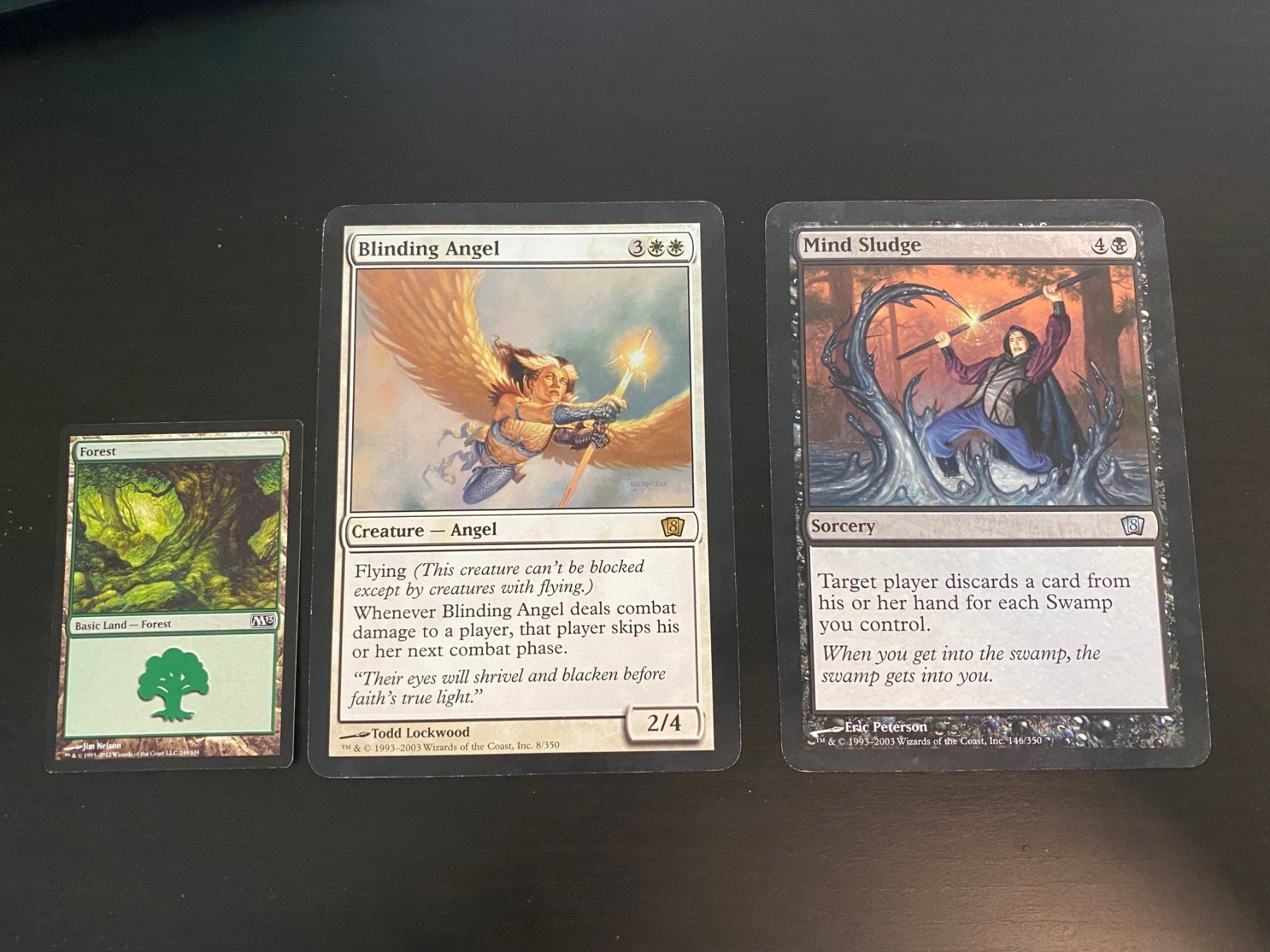 Magic The Gathering Carte collezionabili: 2 Oversized Box Topper: Blinding Angel + Mind Sludge – Usato da Oberglatt ZH venduto da Finlandia1