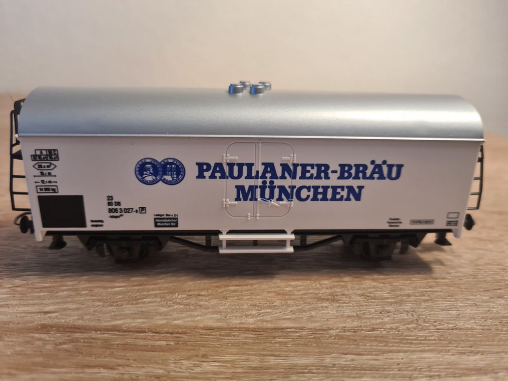 Brekina H0 4520 MAN 520 Camion Paulaner Bräu Avec Remorque - 1/87 Neuf