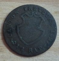2 1/2 Rappen Kanton Freiburg, 1827