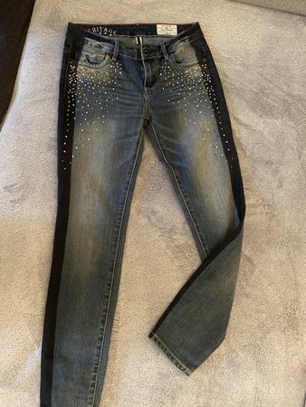 Jeans Tom Tailor Slim Carrie mit Steinen Gr 26