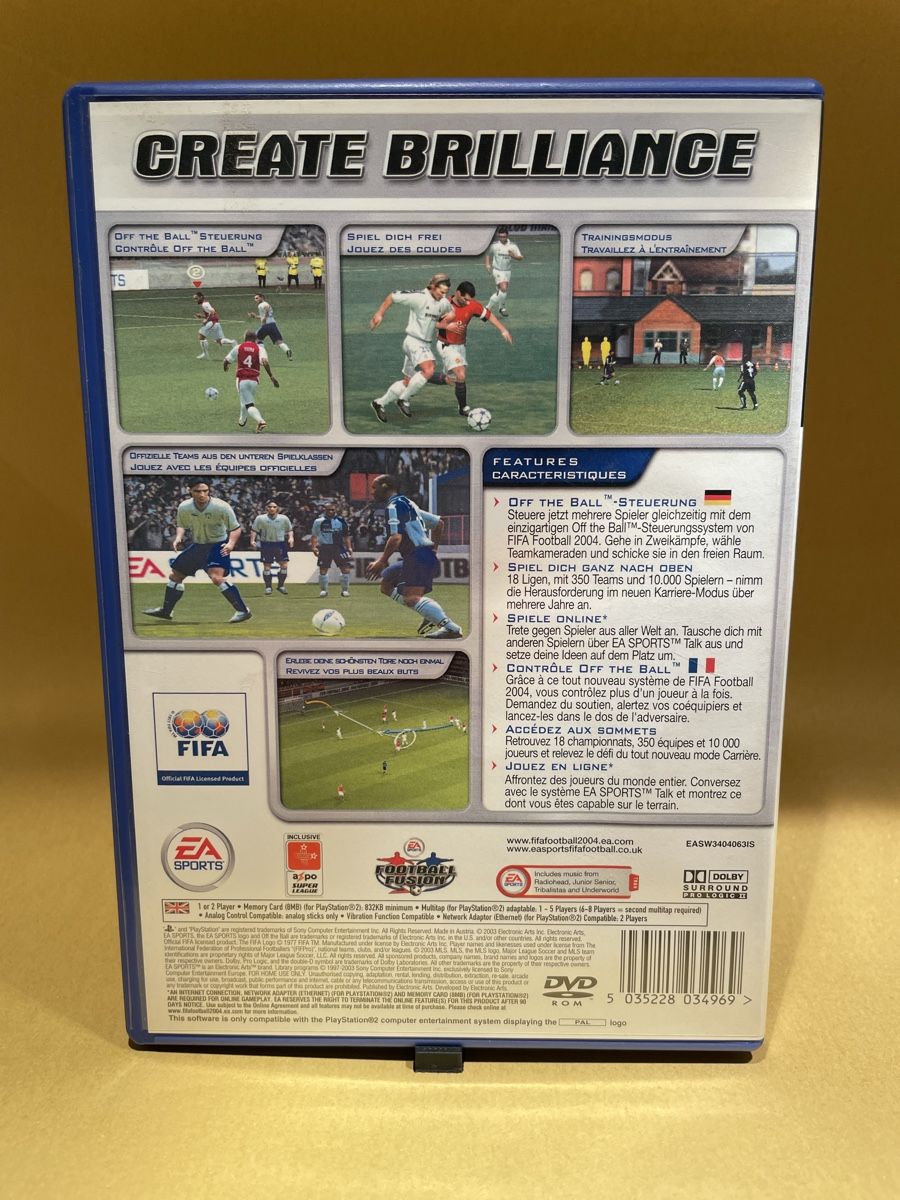 Sony Spiele: FIFA Football 2004 - PS2 – Gebraucht aus Kreuzlingen von ac_art 1
