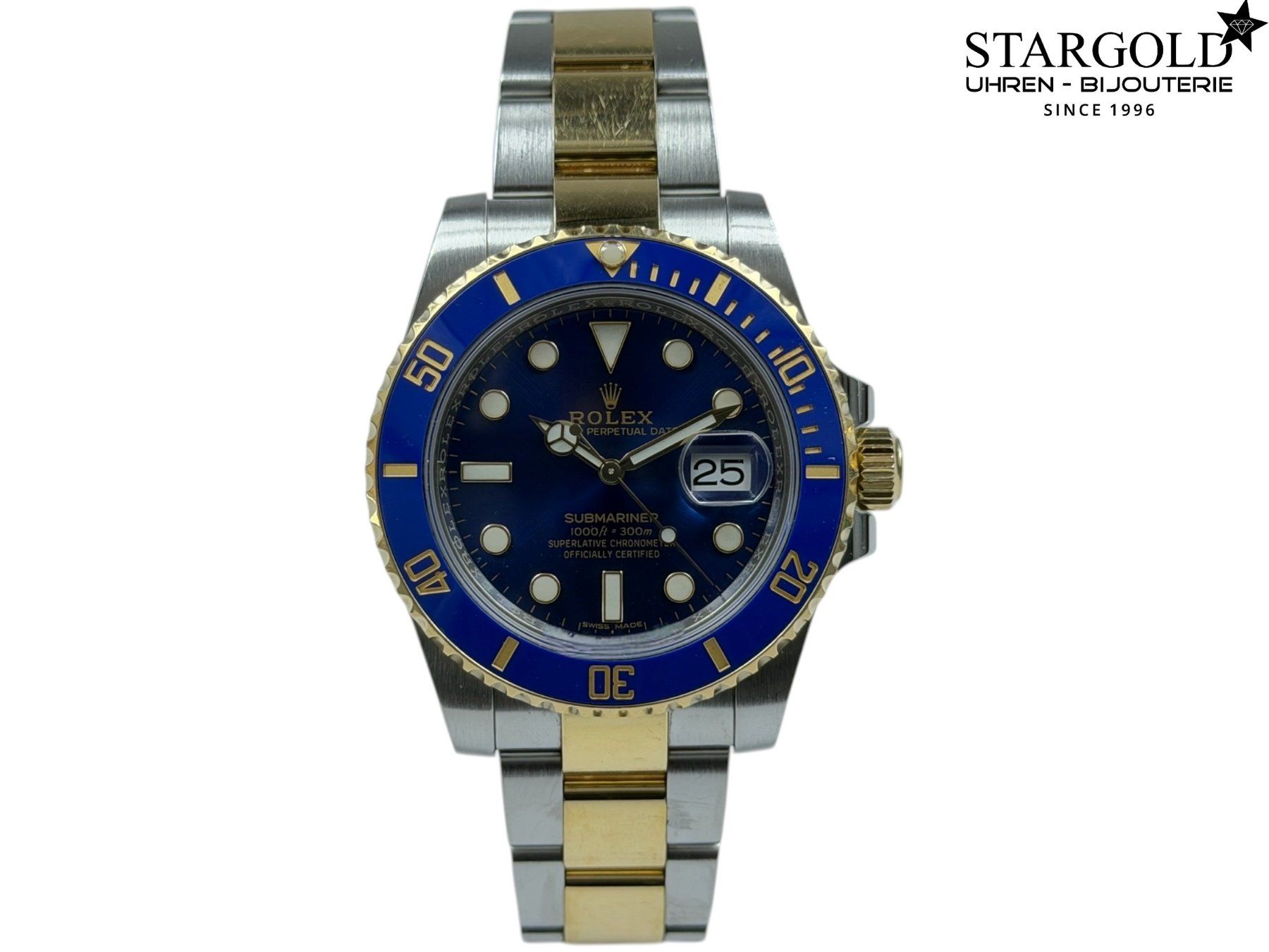 Rolex Orologi: Rolex Submariner Date - 116613LB – Usato da Zürich venduto da Stargold-Uhren