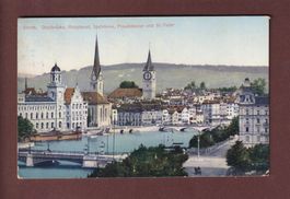 ZÜRICH - Quaibrücke - 1914
