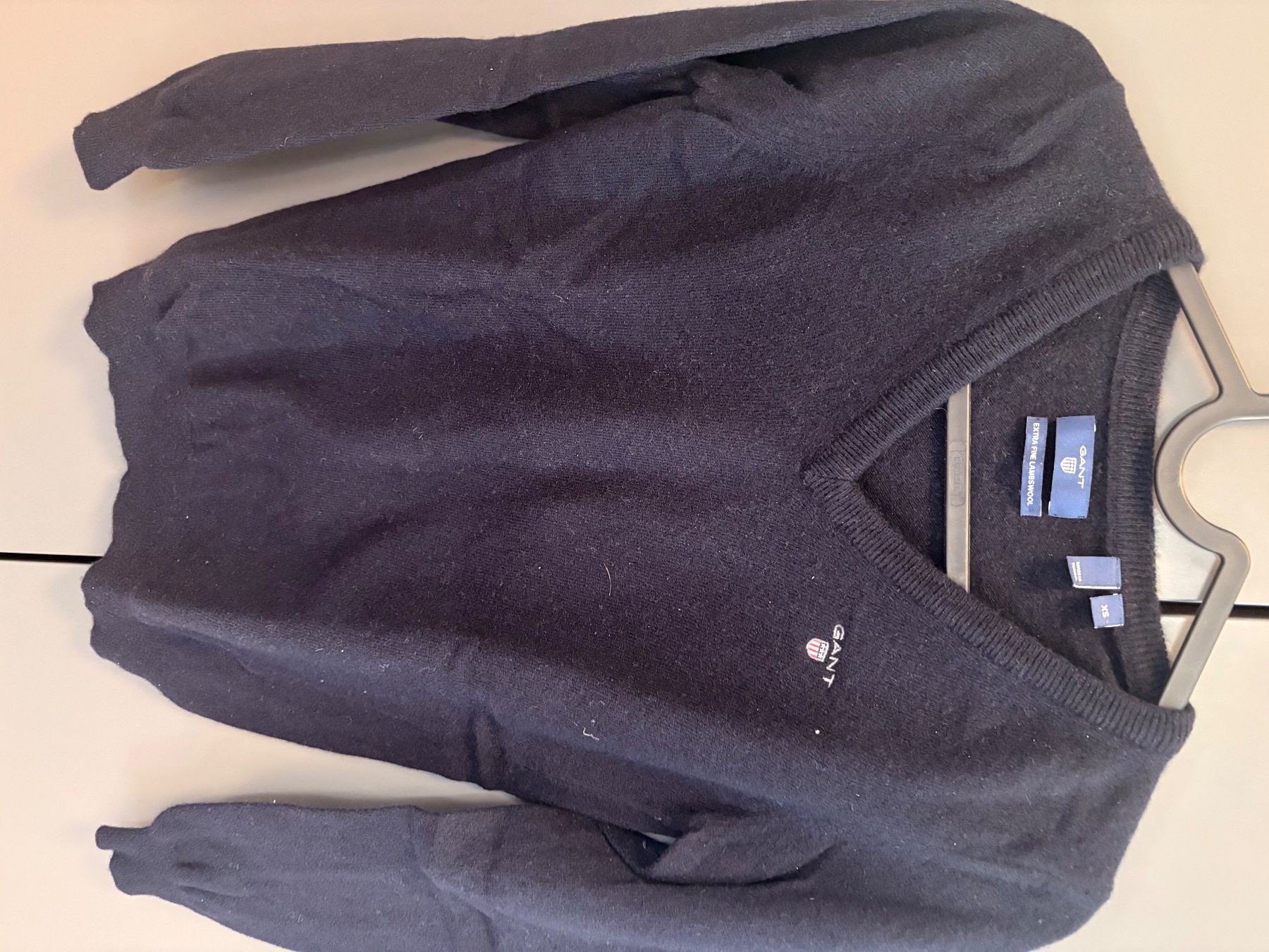 Gant Maglioni & Felpe: GANT Pullover XS, dunkelblau, extrafeine Lammswolle top! – Nuovo (secondo la descrizione) da Sempach venduto da hel_2rfz