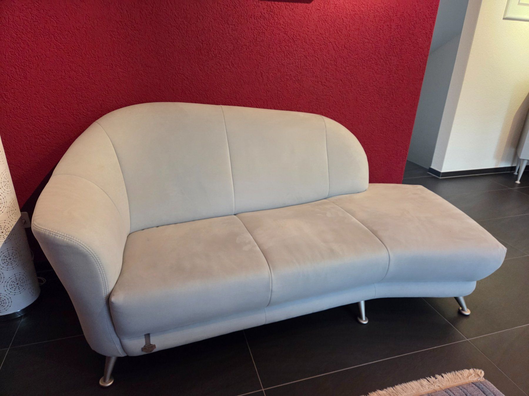 Divani: Sofa VENTURO By Albert Ponsel. Mit hellgrauem Stoffüberzug. – Usato da Jaberg venduto da Pasta03 2