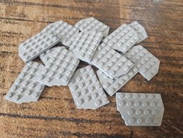 lego 32059 lot de 15 pièces Light Bluish Gray Wedge, Plate