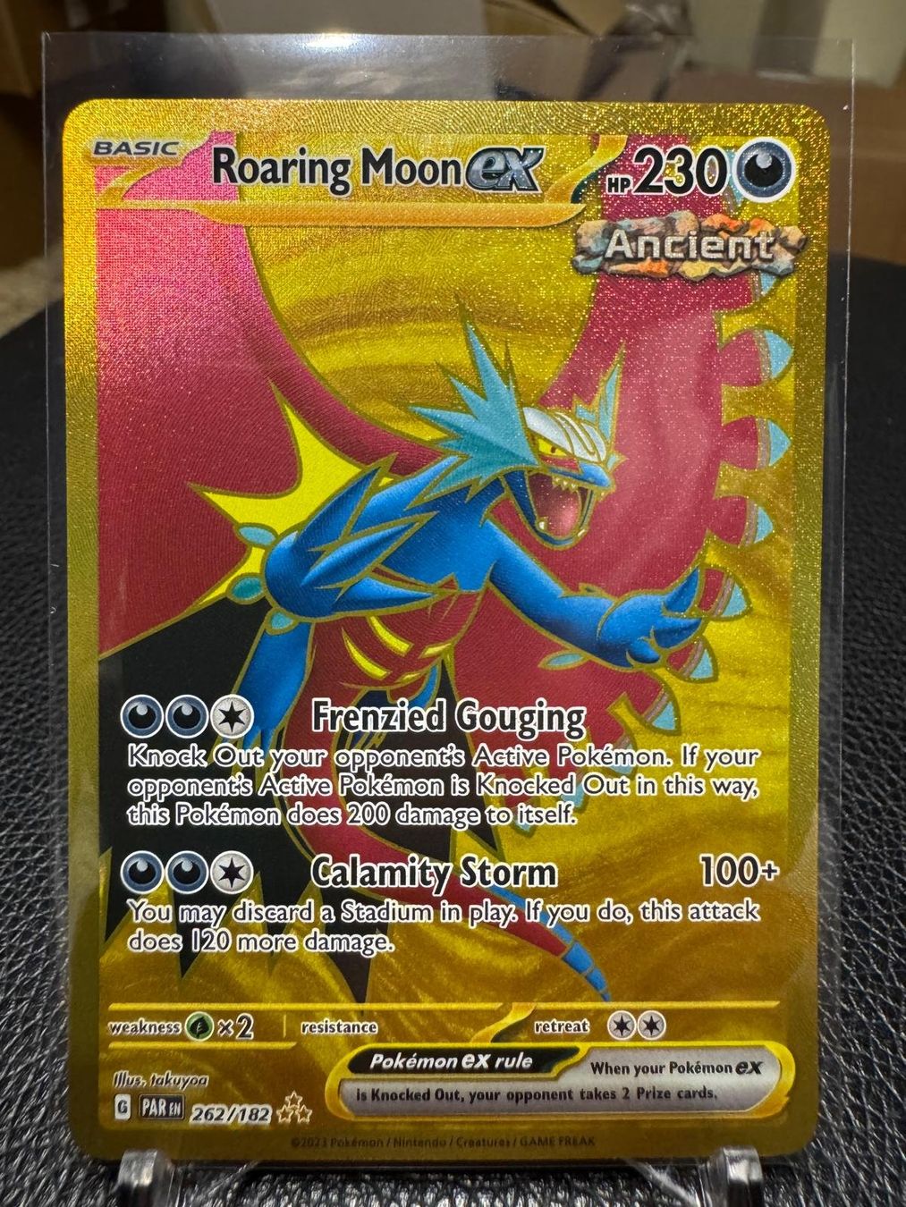 Pokémon Carte collezionabili: Roaring Moon ex | Secret Rare | PAR 262/182 | EN – Usato da Spreitenbach venduto da Snacky96